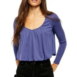 Free People - We the Free Bondi Thermal top True Blue